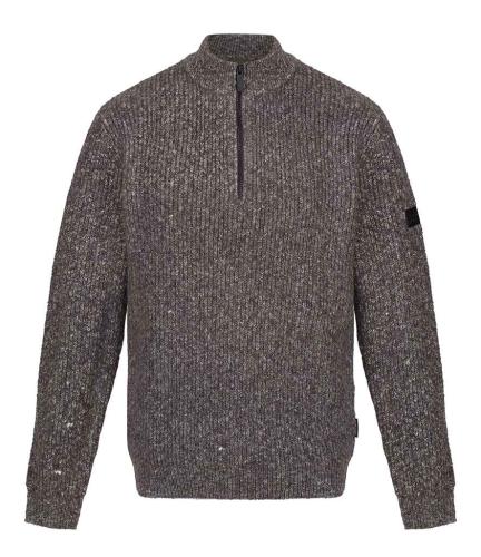 Regatta Solomon Zip Neck Pullover - DKM - S